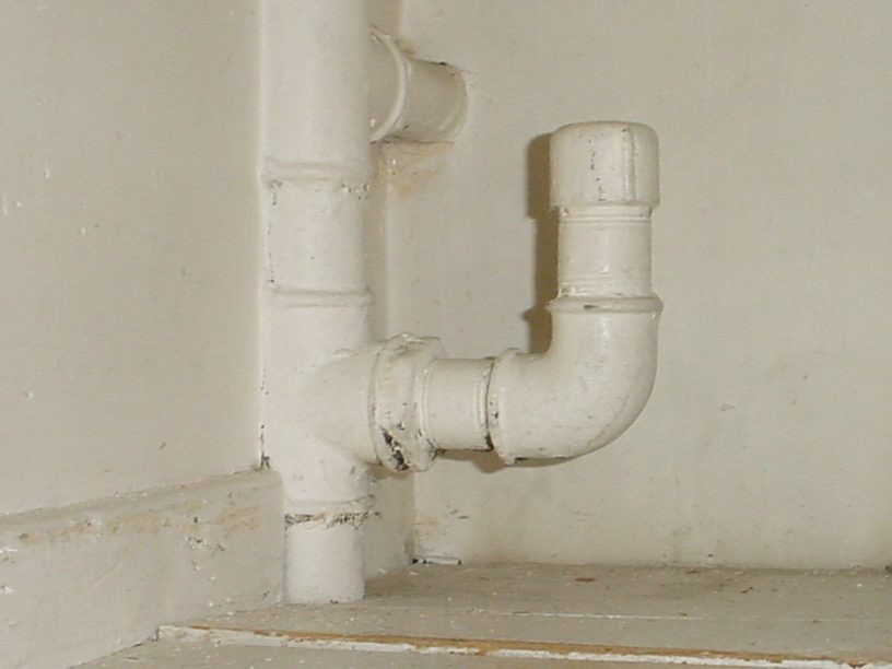 A pipe elbow