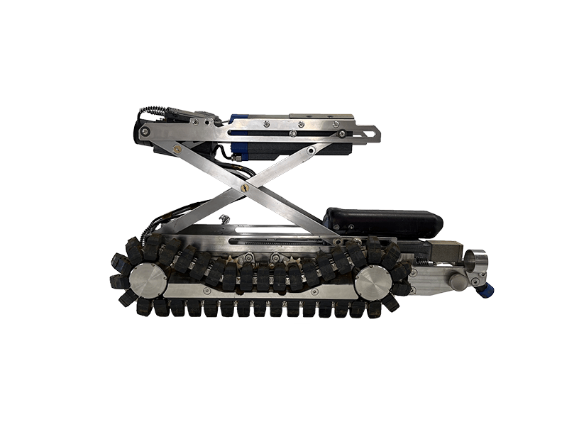 Side view of LeakVISION Robotic Crawler